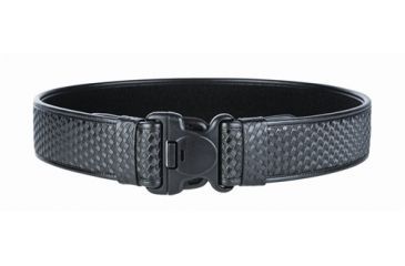 Image of TUFF Products E.D.G.E. 2.25in Wide 6-Part Laminate Duty Belt, Black Basketweave, Large  40-46 9001-BWP-LG