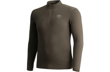 Image of TUO Kinetic Merino 250 1/4 Zip Shirt -Men's, Medium, Deadfall, 1409378