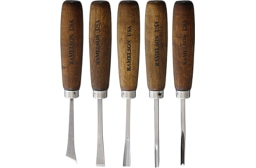 Image of UJ Ramelson Basic Woodcarving Tool Set, White birch handle, 106