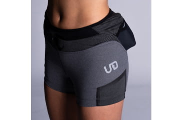Image of Ultimate Direction Hydro Skin Short - Womens, Heather Gray, Medium, 83466219HGY-MD