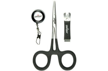 Image of Umpqua Rivergrip Combo Zinger, Nippers, Hemostat, Black, 30785