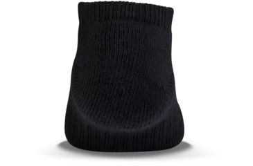 Image of Under Armour Charged Cotton 2.0 Socks, Pack of 6, Black/Gray, 10-13 Large, U320-BLK/GRY-LG