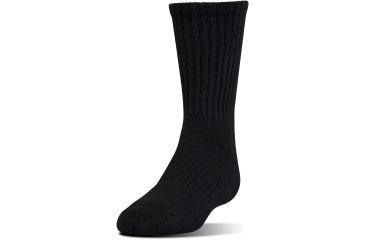Image of Under Armour Charged Cotton 2.0 Socks, Pack of 6, Black/Gray, 13-15 Extra Large, U322-BLK/GRY-XL