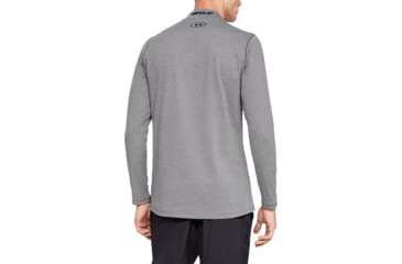 Image of Under Armour ColdGear Armour Fitted Mock - Mens, Tall, Charcoal Light Heather, X-Large, 1320805019XLT