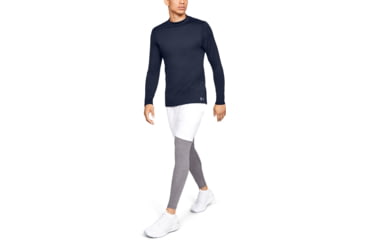 Image of Under Armour ColdGear Armour Fitted Mock - Mens, Midnight Navy, Small, 1320805410SM