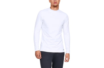 Image of Under Armour ColdGear Armour Fitted Mock - Mens, White, 2X-Large, 13208051002X