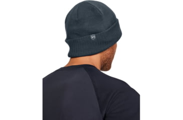 Image of Under Armour Freedom Knit Beanie - Men's, Wire, One Size Fits All, 1343191073OSFA