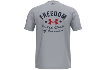 Image of Under Armour Freedom Vintage 2 T-Shirt - Men's, Mod Gray, 2XL, 13654430112X