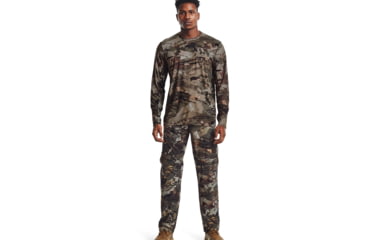 Image of Under Armour Iso-Chill Brush Line Long Sleeve Shirt - Mens, UA Forest All Season Camo, Small, 1361308994SM