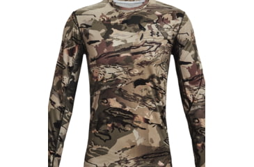 Image of Under Armour Iso-Chill Brush Line Long Sleeve Shirt - Mens, UA Forest All Season Camo, Small, 1361308994SM