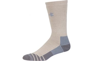 Image of Under Armour Mens Hitch Heavy 3.0 Socks, Desert Sand/Steel, 9-11 Medium, U730-DES/STL-MD
