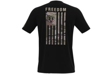 Image of Under Armour New Freedom Flag Camo T-Shirt - Mens, Black / Desert Sand, 2XL, 13708160012X
