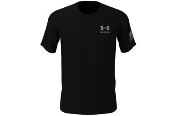 Image of Under Armour New Freedom Flag T-Shirt - Mens, Black / Steel, Large, 1370810002LG