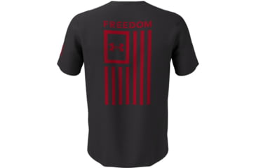 Image of Under Armour Freedom Flag T-Shirt - Men's, Charcoal Medium Heather, Small, 1370810019SM