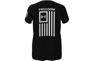 Image of Under Armour New Freedom Flag T-Shirt - Womens, Black, Extra Large, 1370814001XL