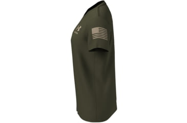 Image of Under Armour New Freedom Flag T-Shirt - Womens, Marine OD Green, Extra Large, 1370814390XL