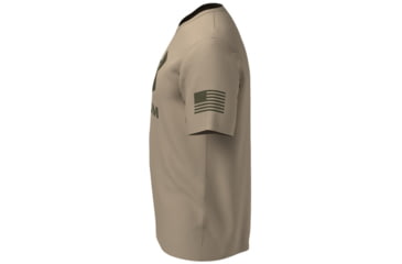 Image of Under Armour New Freedom Logo T-Shirt - Mens, Desert Sand, 2XL, 13708112902X