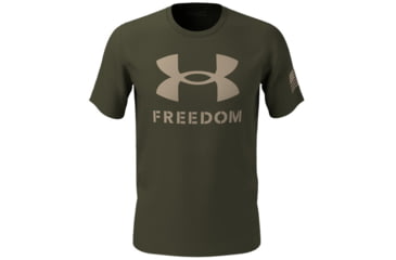 Image of Under Armour Freedom Logo T-Shirt - Men's, Marine OD Green, Extra Large, 1370811390XL