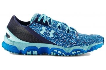 Image of Under Armour Speedform XC Trail Running Shoe - Women's-Blue-Medium-6 US