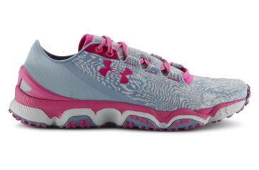Image of Under Armour Speedform XC Trail Running Shoe - Womens-Soler/Elemental/Pink-Medium-7 US