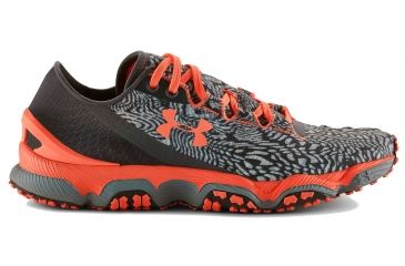 Image of Under Armour Speedform XC Trail Running Shoe - Women's-Steel-Medium-10.5 US