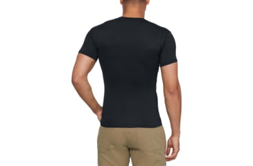 Image of Under Armour Tactical HeatGear Compression V-Neck T-Shirt - Mens, Black, 3X-Large, 12160100013X