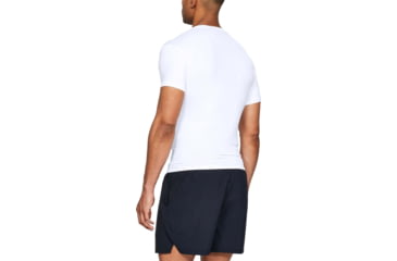 Image of Under Armour Tactical HeatGear Compression V-Neck T-Shirt - Mens, White, 3X-Large, 12160101003X