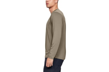 Image of Under Armour Tactical UA Tech Long Sleeve T-Shirt - Mens, Federal Tan, Medium, 1248196499MD