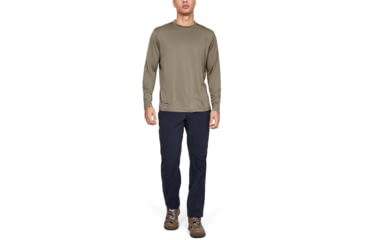 Image of Under Armour Tactical UA Tech Long Sleeve T-Shirt - Mens, Federal Tan, Medium, 1248196499MD