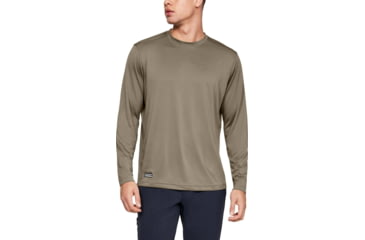 Image of Under Armour Tactical UA Tech Long Sleeve T-Shirt - Mens, Federal Tan, Medium, 1248196499MD