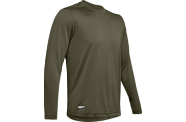 Image of Under Armour Tactical UA Tech Long Sleeve T-Shirt - Mens, Marine OD Green, Medium, 1248196390MD