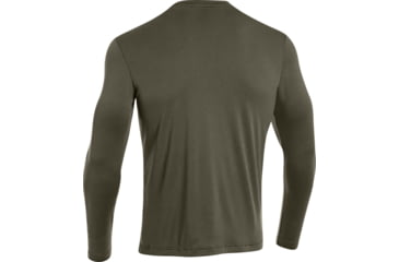 Image of Under Armour Tactical UA Tech Long Sleeve T-Shirt - Mens, Marine OD Green, Medium, 1248196390MD