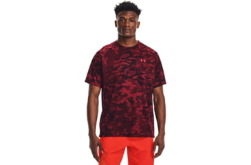 Image of Under Armour Tech 2.0 Camo Symbol Short Sleeve T-Shirt - Men's, Red, Extra Large, 1366477600XL