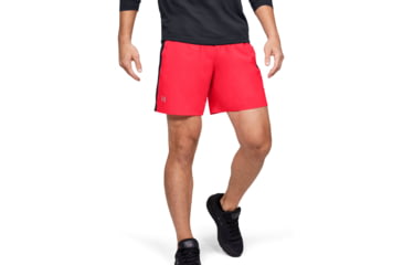 Image of Under Armour UA Launch SW 7'' Running Shorts - Men's, Large, Pink, 1326572628LG