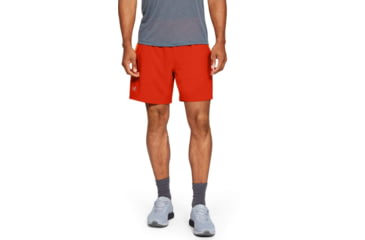 Image of Under Armour UA Launch SW 7 Running Shorts - Mens, Small, Ultra Orange, 1326572856SM