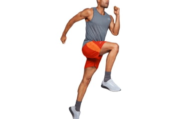 Image of Under Armour UA Launch SW 7 Running Shorts - Mens, Small, Ultra Orange, 1326572856SM