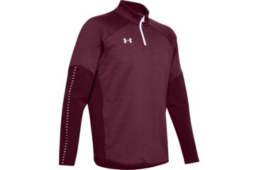 Image of Under Armour Ua Qualifier Hybrid 1/4 Zip, Maroon - 13272056092X