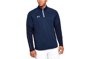 Image of Under Armour Ua Qualifier Hybrid 1/4 Zip, Midnight Navy - 13272054103X