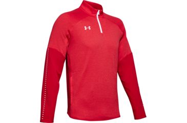Image of Under Armour Ua Qualifier Hybrid 1/4 Zip, Red - 13272056002X