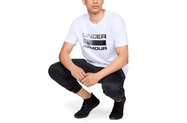Image of Under Armour UA Team Issue Wordmark Short Sleeve Shirt - Mens, Extra Large, White, 1329582100XL