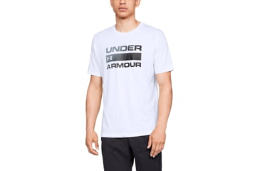 Image of Under Armour UA Team Issue Wordmark Short Sleeve Shirt - Mens, Extra Large, White, 1329582100XL