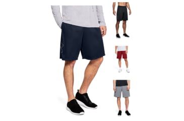 Image of Under Armour UA Tech Graphic Shorts - Men's, Academy, Black, Cordova, Steel