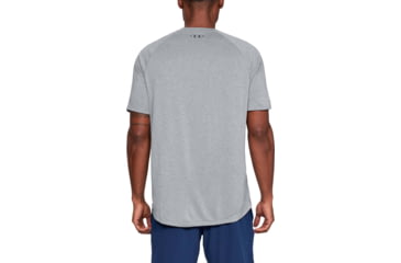 Image of Under Armour UA Tech Short Sleeve Tee 2.0 - Mens, Steel Light Heather, 5X-Large, 13264130365X