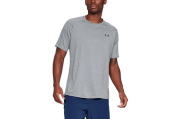 Image of Under Armour UA Tech Short Sleeve Tee 2.0 - Mens, Steel Light Heather, 5X-Large, 13264130365X