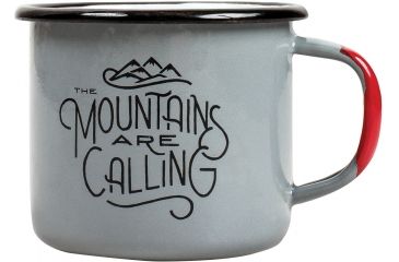 Image of United By Blue Mountains are Calling 12oz Enamel Steel Mug, 503-0036-2939
