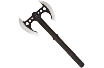 Image of United Cutlery M48 Tactical Double Bladed Axe,5.5in,Black Oxide Finish w/Sheath UC3056