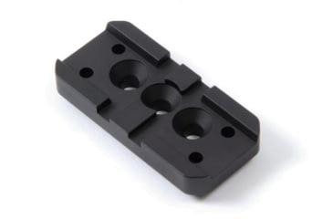 Image of Unity Tactical LPVO Offset Optic Adapter Plate, Micro Footprint, Black, FST-SOPM