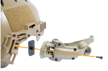 Image of Unity Tactical Platform Adapter, EXFIL Rail - Team Wendy, Black, HLM-PLT