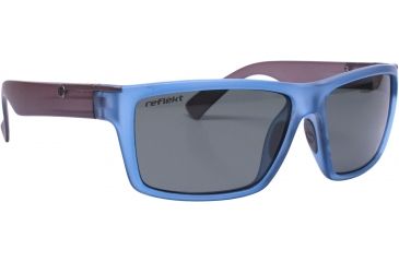 Image of Unsinkable Echo Sunglasses-Matte Blue Water Combo-Polarized Core Grey