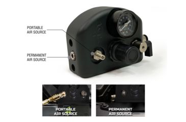 Image of Up Down Air Gen II Air Delivery System, Toyota Tacoma, Front Engine, Black, 237-1620
